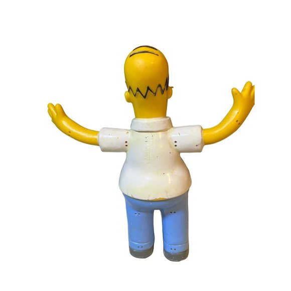 Vintage Homer Simpson 1990 Jesco Action Figure Posable 6" Rubber - Picture 4 of 12